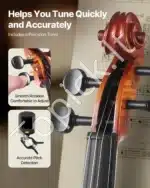 Smuiko komplektas, 4/4 dydis, eglė ir klevas, ruda su raštu, 600x210x85 mm - Image 3