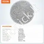 Spiralinė grandinė iš anglinio plieno, 5,1 mm x 30,48 m, apkrova iki 500 kg - Image 3