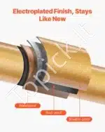 Stalinis LED šviestuvas su auksiniu audiniu gaubtu, 1 vnt., belaidis, įkraunamas - Image 5