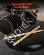 Stalinis elektroninių būgnų komplektas, 4 padai, 163 garsai, su įmontuotais garsiakalbiais ir ausinių lizdu - Image 6