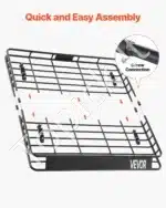 Stogo bagažinė / stogo krepšys, 1095x1270x105 mm / 68 kg - Image 5