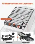 Stogo bagažinė / stogo krepšys, 1300x910x105 mm / 90 kg - Image 3