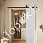 Stumdomų durų bėgelių sistema, iki 150 kg, 132 cm - Image 8