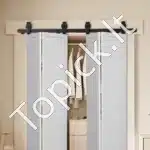 Stumdomų durų bėgelių sistema, iki 150 kg, 132 cm - Image 8