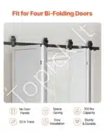 Stumdomų durų bėgelių sistema, iki 150 kg, 132 cm - Image 2