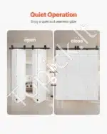 Stumdomų durų bėgelių sistema, iki 150 kg, 132 cm - Image 5