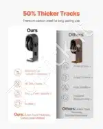 Stumdomų durų bėgelių sistema, iki 150 kg, 193 cm - Image 4