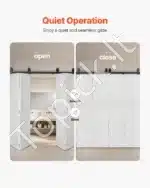 Stumdomų durų bėgelių sistema, iki 150 kg, 193 cm - Image 5