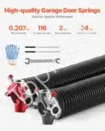 Sukimo spyruoklės garažo vartams, 2 vnt., 5.26x50.8x618 mm - Image 2