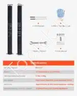 Sukimo spyruoklės garažo vartams, 2 vnt., 5.72x50.8x685 mm - Image 3