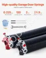 Sukimo spyruoklės garažo vartams, 2 vnt., 5.72x50.8x685 mm - Image 2