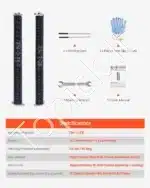 Sukimo spyruoklės garažo vartams, 2 vnt., 5.94x50.8x711 mm - Image 3