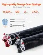 Sukimo spyruoklės garažo vartams, 2 vnt., 5.94x50.8x711 mm - Image 2