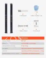 Sukimo spyruoklės garažo vartams, 2 vnt., 6.35x50.8x813 mm - Image 7