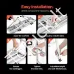 Sulankstoma darbo platforma, reguliuojamo aukščio, iki 360 kg  - Image 5