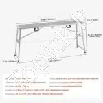 Sulankstoma darbo platforma, reguliuojamo aukščio, iki 400 kg  - Image 7