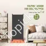 Sulankstoma pertvara, 3 dalys, pilka, 228x184 cm - Image 4