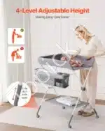 Sulankstomas kūdikių vystymo stalas, iki 14.97 kg - Image 2