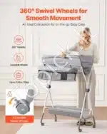 Sulankstomas kūdikių vystymo stalas, iki 14.97 kg - Image 3