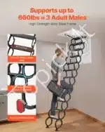 Sulankstomi laiptai palėpei, 299.4 kg, 3.2-3.35 m aukščio, plieniniai  - Image 3