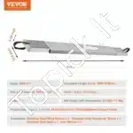 Teleskopinė aliuminė darbo lenta 1,8-2,7 m ilgio, 32 cm pločio - Image 6