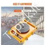 Transportavimo platforma 12 t – 280 × 210 × 105 mm, anglinio plieno, su 360° pasukimu ir 4 kryptinio judėjimo ratais - Image 4