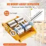 Transportavimo platforma 12 t – 280 × 210 × 105 mm, anglinio plieno, su 360° pasukimu ir 4 kryptinio judėjimo ratais - Image 6