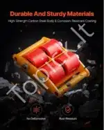 Transportavimo vežimėlis su rankena, 6 t apkrova, 360° pasukamas - Image 6