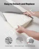 Trumpas lovos tarpų užpildas, Platus matracų pleištas su kišene, 1524 x 254 x 152 mm - Image 6