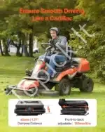 Universali Reguliuojama Plieninė Traktoriaus Sėdynės Pakaba | 490 x 420 x 150 mm | Su Dulkių Gaubtu | 50–130 kg - Image 2