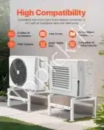 Universalus Reguliuojamas Grindinis Stovas Šilumos SiurbliuiAC  710-1200x550x360 mm  9000-60000 BTU  350 kg  - Image 6