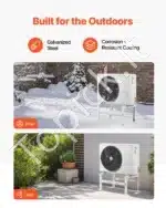 Universalus Reguliuojamas Grindinis Stovas Šilumos SiurbliuiAC  710-1200x550x360 mm  9000-60000 BTU  350 kg  - Image 3