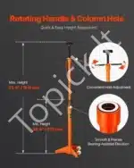 Universalus atraminis stovas su ratukais, 750 kg / 97.5-191.5 cm - Image 3