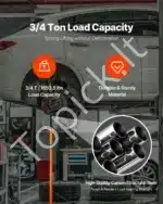 Universalus atraminis stovas varikliui ir pavarų dėžei, 750 kg / 134-193 cm - Image 2