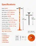 Universalus atraminis stovas varikliui ir pavarų dėžei, 750 kg / 134-193 cm - Image 7
