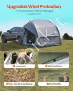 Universalus automobilinis palapinė-markizė, 240x240 cm - Image 4