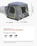 Universalus automobilinis palapinė-markizė, 248x308 cm - Image 7