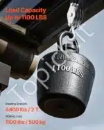 Universalus rankinis virvės skriemulys, 30 m / 500 kg - Image 3