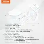 Universalus tualeto sėdynės paaukštinimas su dangčiu (15 cm aukštis) - Image 6