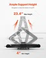 Universalus žirklinis domkratas, 4 vnt. / 2268 kg / 10.3-59.5 cm - Image 3