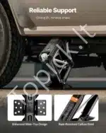 Universalus žirklinis domkratas, 4 vnt. / 2268 kg / 10.3-59.5 cm - Image 4