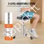 Vaikiškas 3 dalių būgnų komplektas su kėdute ir lazdelėmis, juodas - Image 4