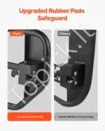 Vamzdinės durelės, 4 vnt., Jeep Wrangler JK, 2007–2018, juodos - Image 4