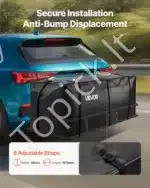 Vandeniui atsparus krovinių krepšys automobiliui, ant kablio, 0.45 m³ / 146x49.5x60.5 cm - Image 4