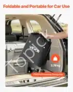 Vandeniui atsparus krovinių krepšys automobiliui, ant kablio, 0.56 m³ / 152x61x61 cm - Image 6