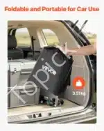 Vandeniui atsparus krovinių krepšys automobiliui, ant kablio, 0.56 m³ / 152x61x62 cm - Image 6