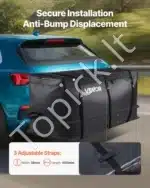 Vandeniui atsparus krovinių krepšys automobiliui, ant kablio, 0.85 m³ / 153x61x91.3 cm - Image 4