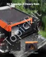 Vandeniui atsparus krovinių krepšys automobiliui, ant stogo, 0.73 m³ / 130x102x55.5 cm - Image 2