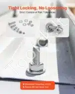 Varžtai su imperiniu sriegiu – 720 vnt. A2-50 klasės nerūdijančio plieno rinkinys (200x140x39mm) - Image 4