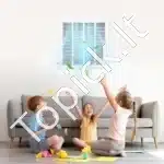 Ventiliacinės Grotelės su Lamelėmis (57,5x57,5x4 cm) | Didelės Plieninės Atvamzdžio Grotelės | Montavimo Angai 50,5x50,5 cm - Image 8